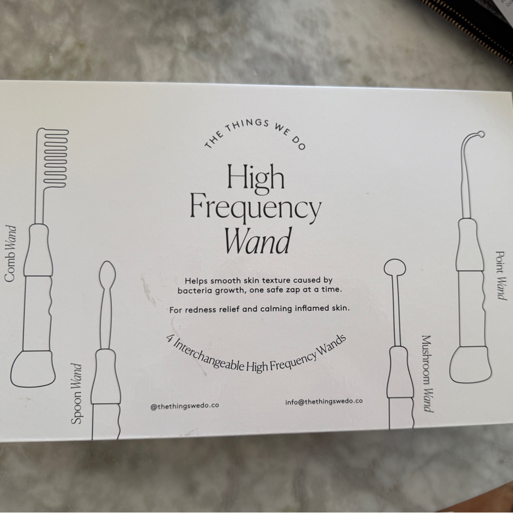 High Frequency Wand Set - White